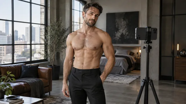 Shirtless Selfie Poses for Men That Look Natural